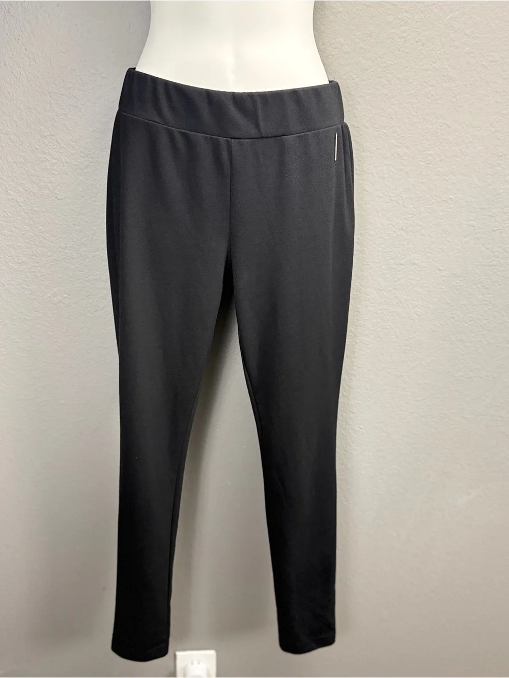 Michael Kors Black Pull-On Skinny Ankle Pants Women's Sz S Stretch Career